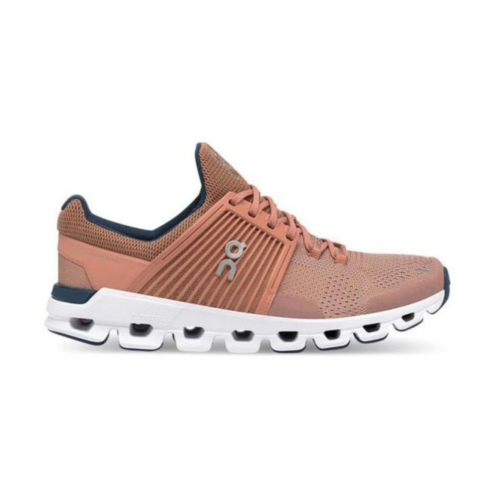 On Running Women's Coral and Navy Cloud Athletic Shoes